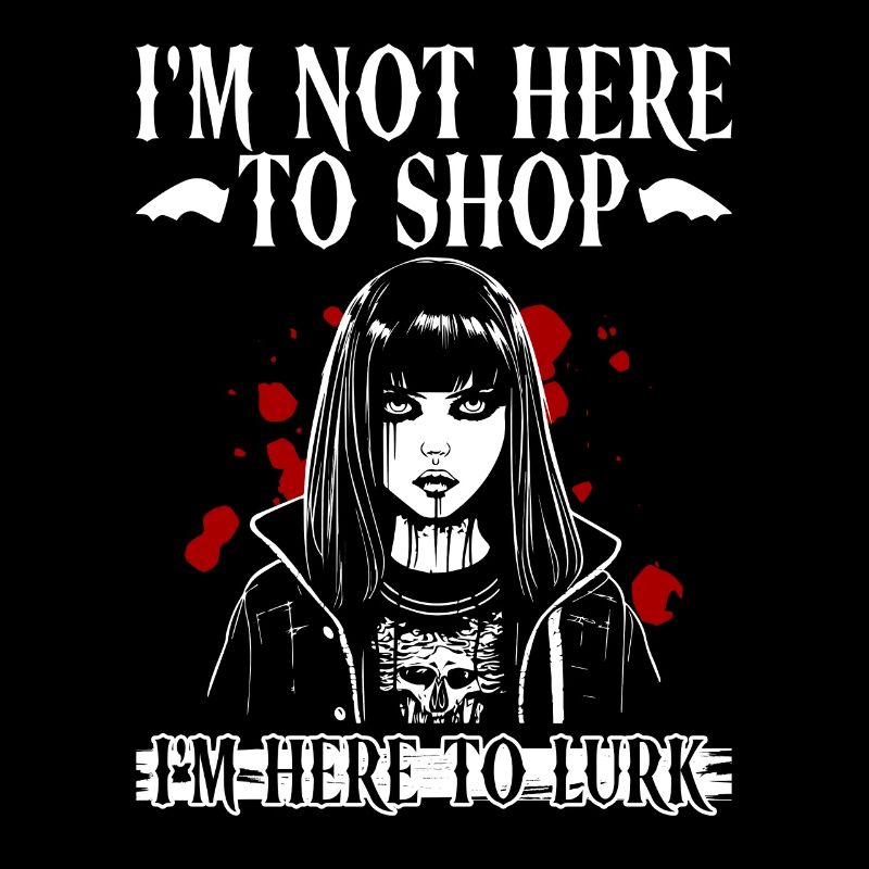 Mall Goth Gothic Grufti Spruch Emo