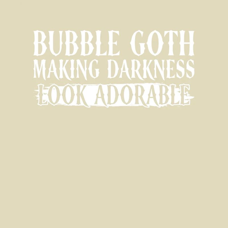 Bubble Goth darkness looks adorable - Goth
