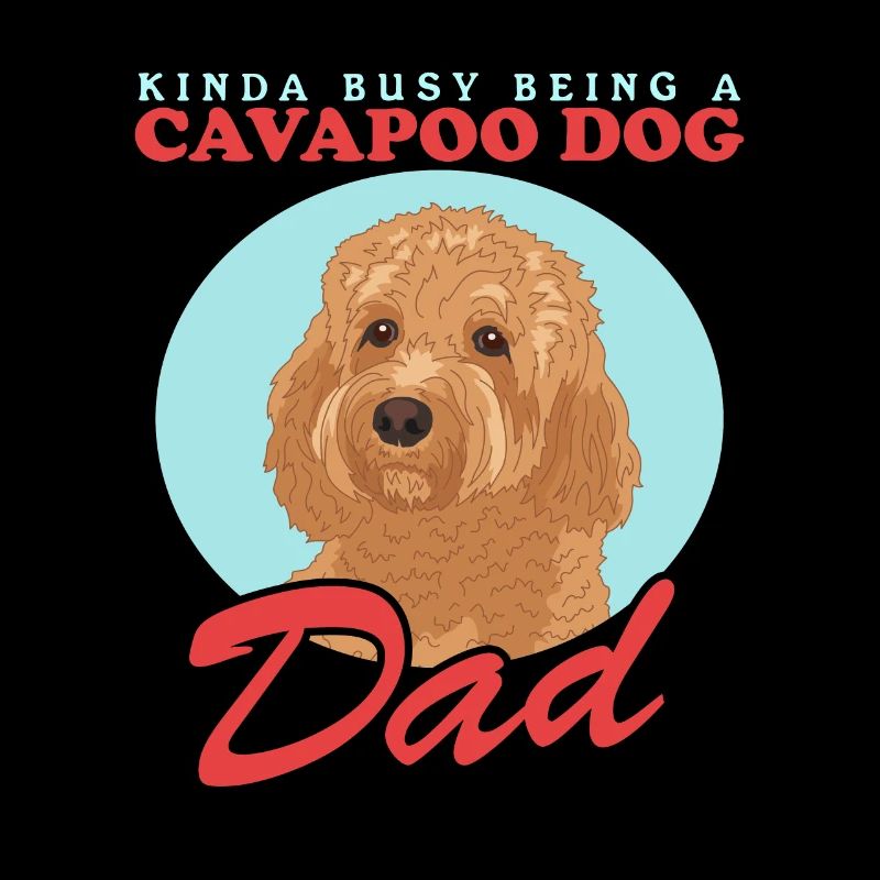 Cavapoo Papa Chien Cavoodle Chien Propriétaire Cadeau
