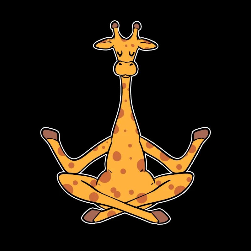 Meditationsgiraffe Yogalehrer