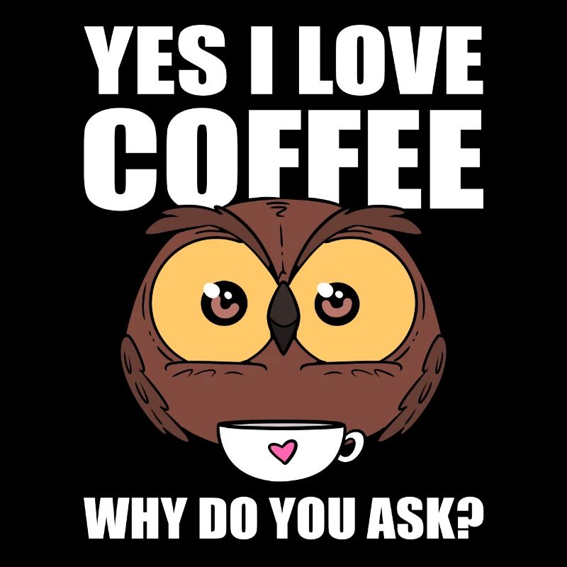 Eulen Kaffeeliebhaber Kaffee