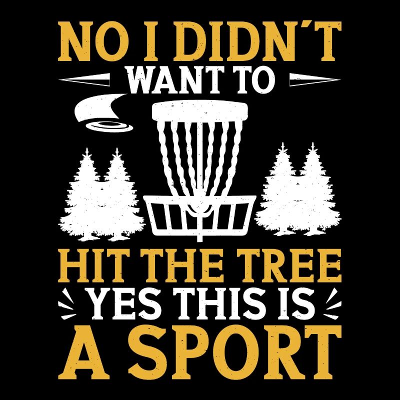 Disc Golfer hit Trees and Curse