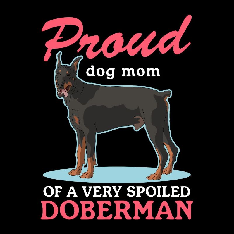 Dobermann Mom Hundebesitzer Hundemama Geschenk