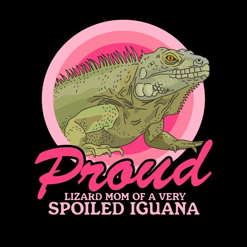 Leguan Mom | Reptilien Eidechse Leguane Geschenk