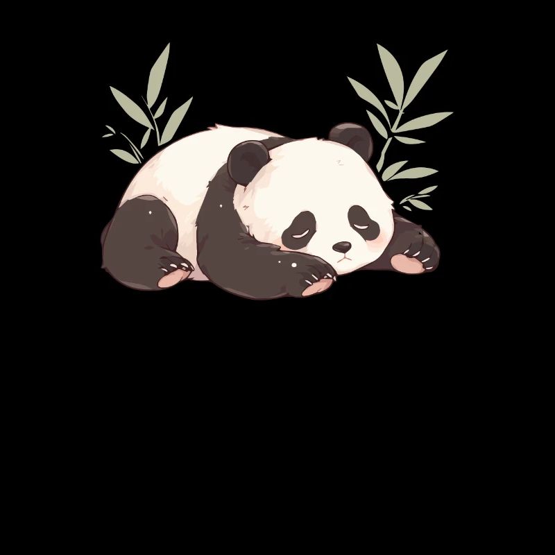 Panda Bear Sleeping Japanese Panda