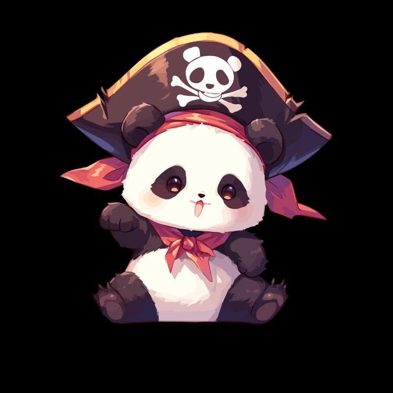 Panda Bear Pirate Panda géant japonais