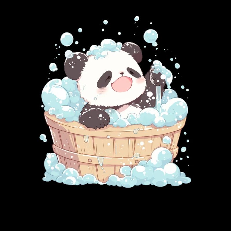 Panda Bear Bain moussant Panda géant japonais