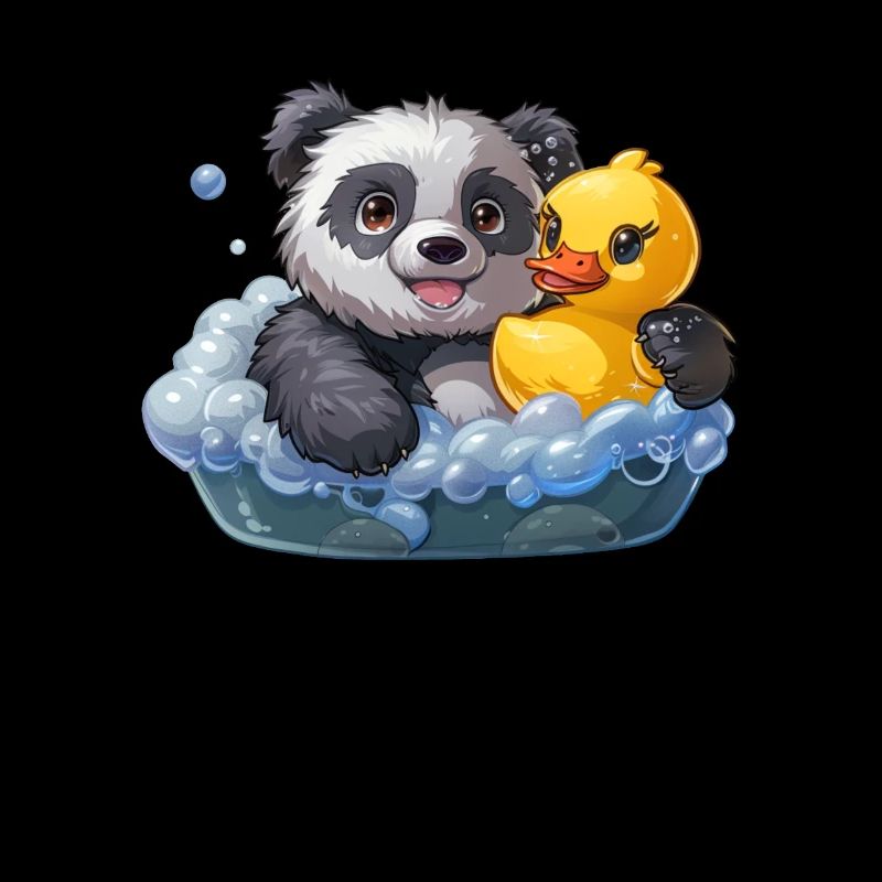 Panda Bear Bubble Bath Japanese Giant Panda