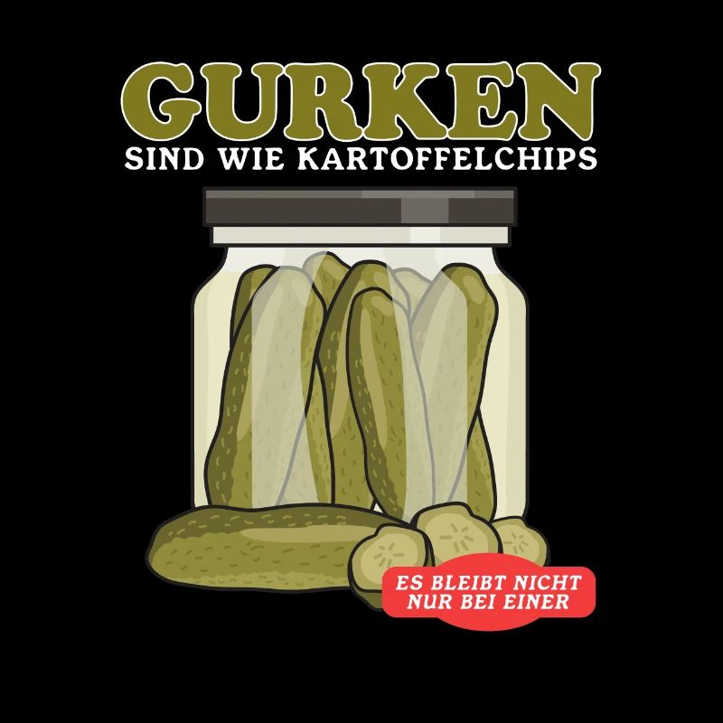 Gurken Gewürzgurke Pickle Kukumer Gurke Geschenk