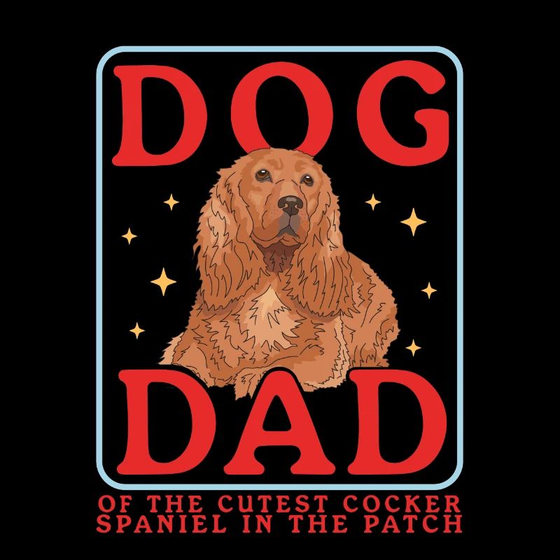 Cocker Spaniel Dad Cocker Spaniel Cadeau