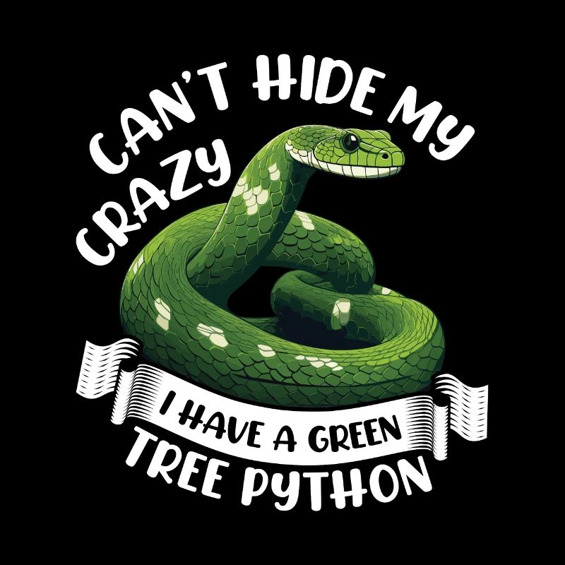 Python arborescent vert