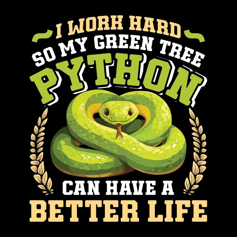 Python arborescent vert
