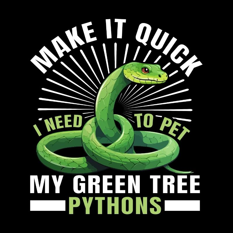 Python arborescent vert