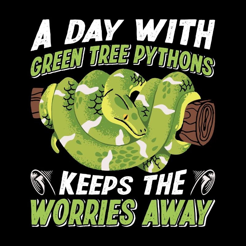 Python arborescent vert
