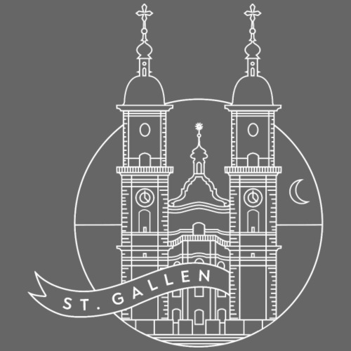 Sankt Gallen | Saint Gallen | St.Gallen Kathedrale - Stoffbeutel