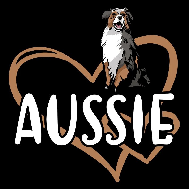 Dog Aussie Heart