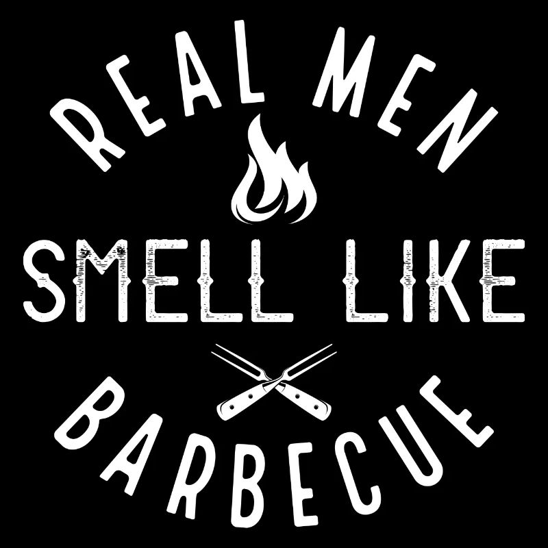 Echte Männer riechen wie Barbecue