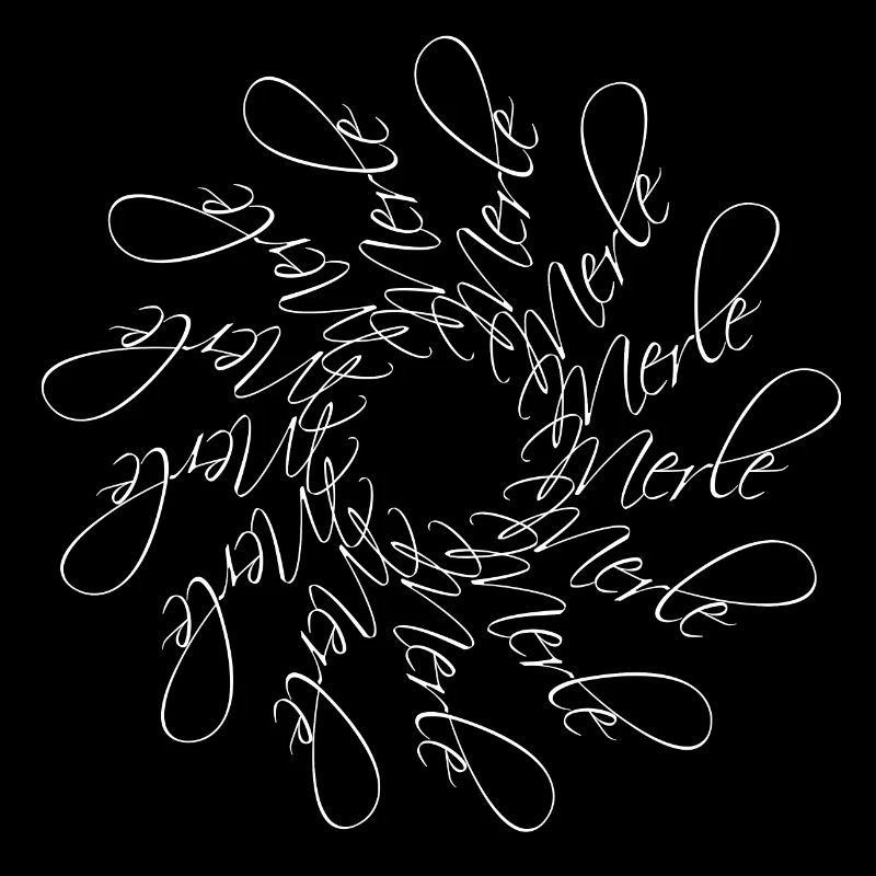 Merle Name Mandala