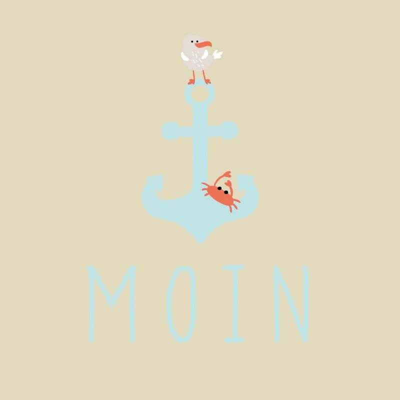 Moin mit Möwe