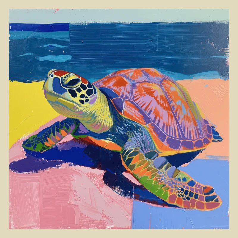 schildkröte, bunt, tier, geschenk, geschenkidee