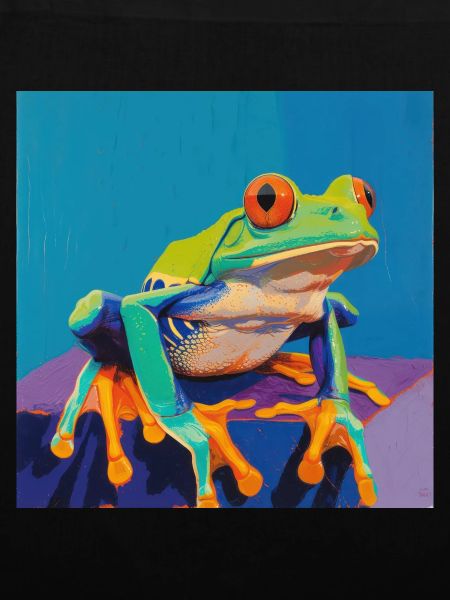 frosch, bunt, tier
