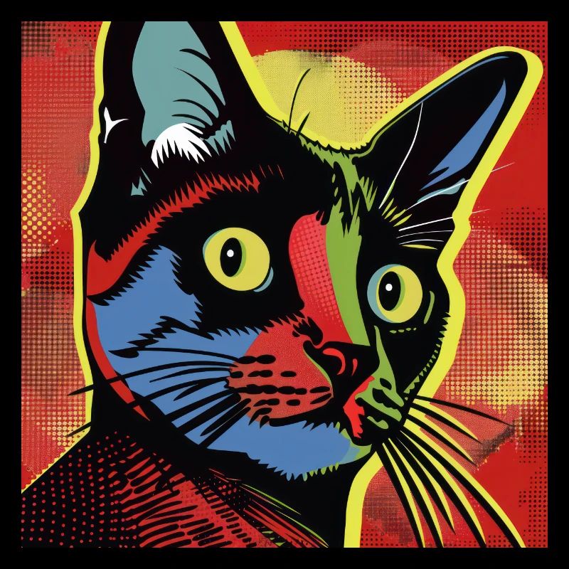 Chat, motif de chat, bande dessinée