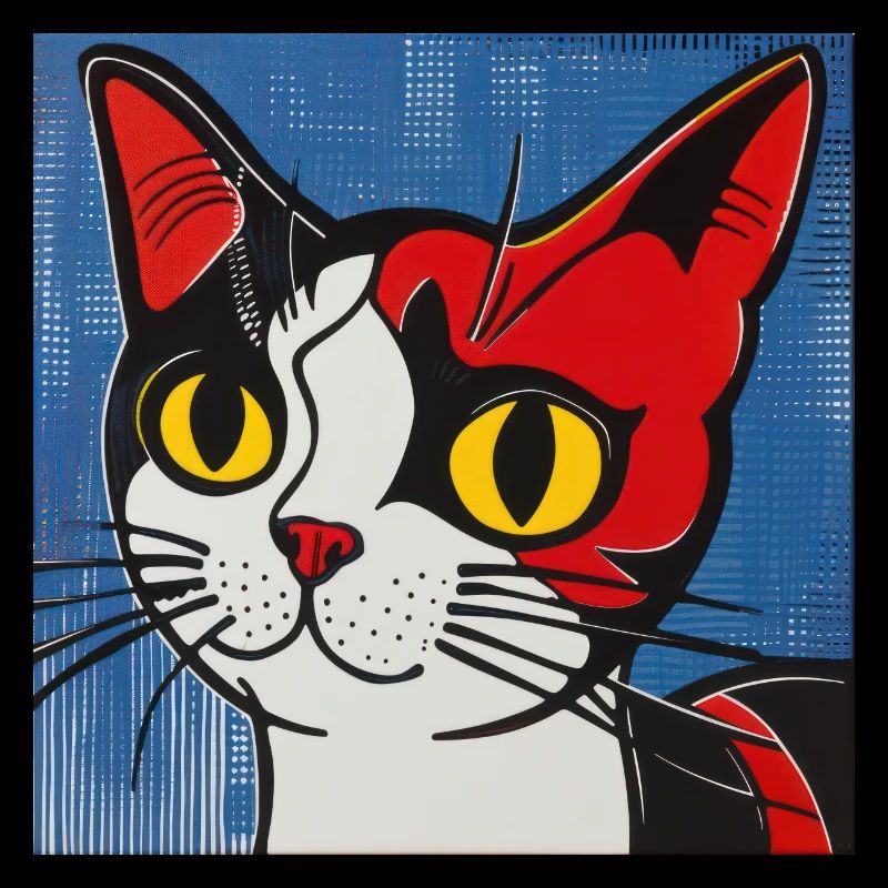 Chat, motif de chat, bande dessinée