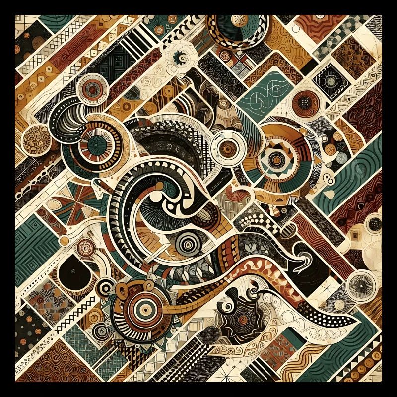 Muster im Afro-Stil