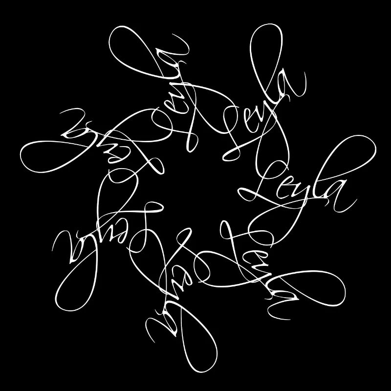 Leyla Name Name Mandala