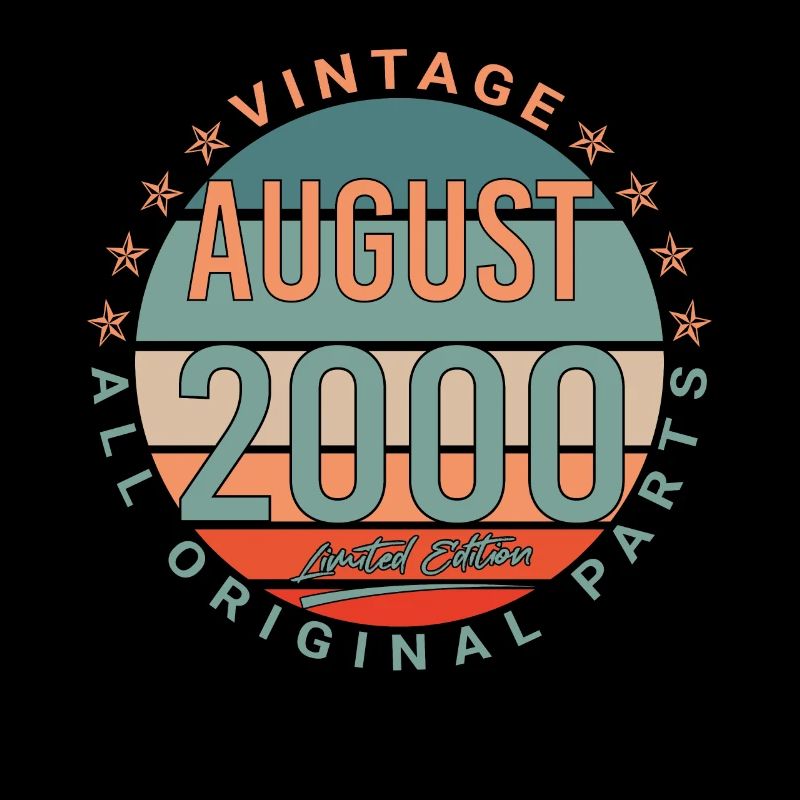 Im August 2000 Vintage Geschenkidee