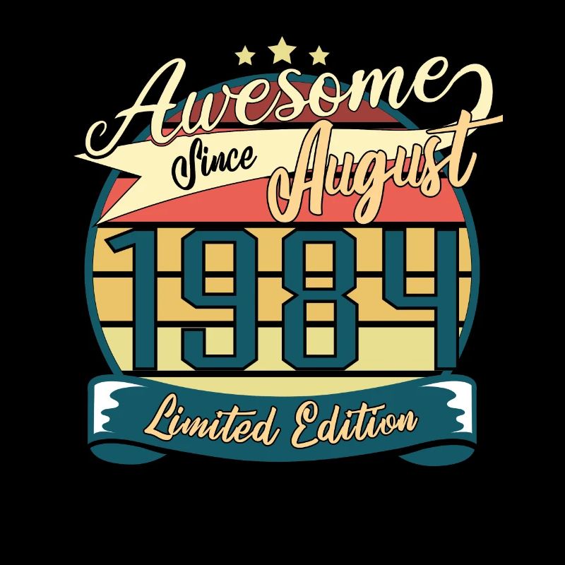 1984 In August Retro Gift