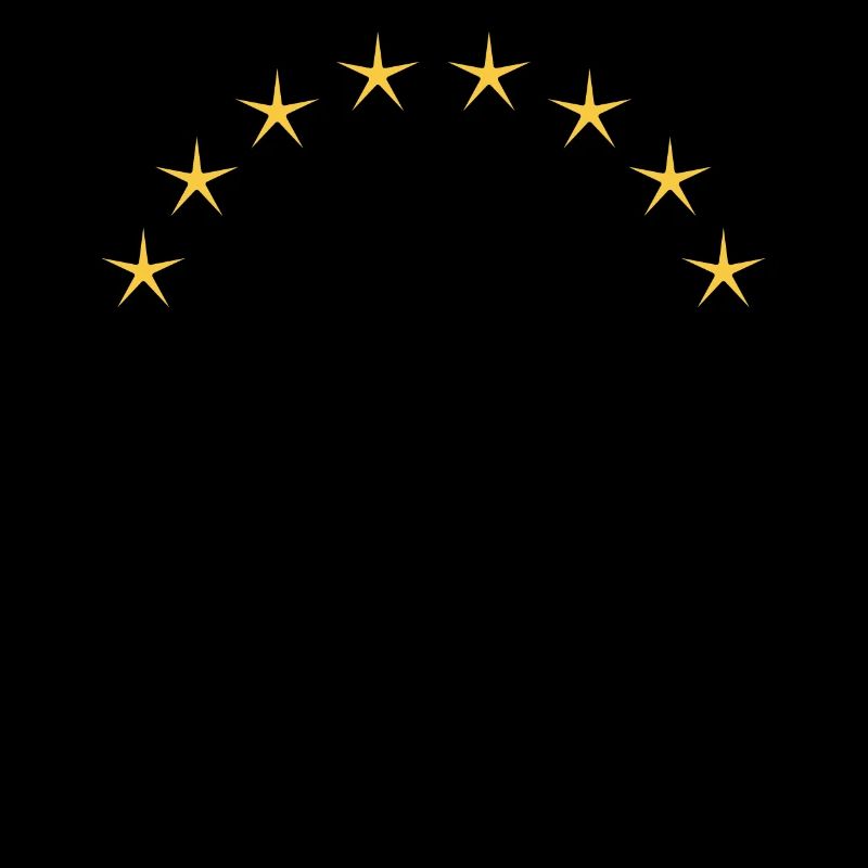 Goldenes Sternenbogen Design
