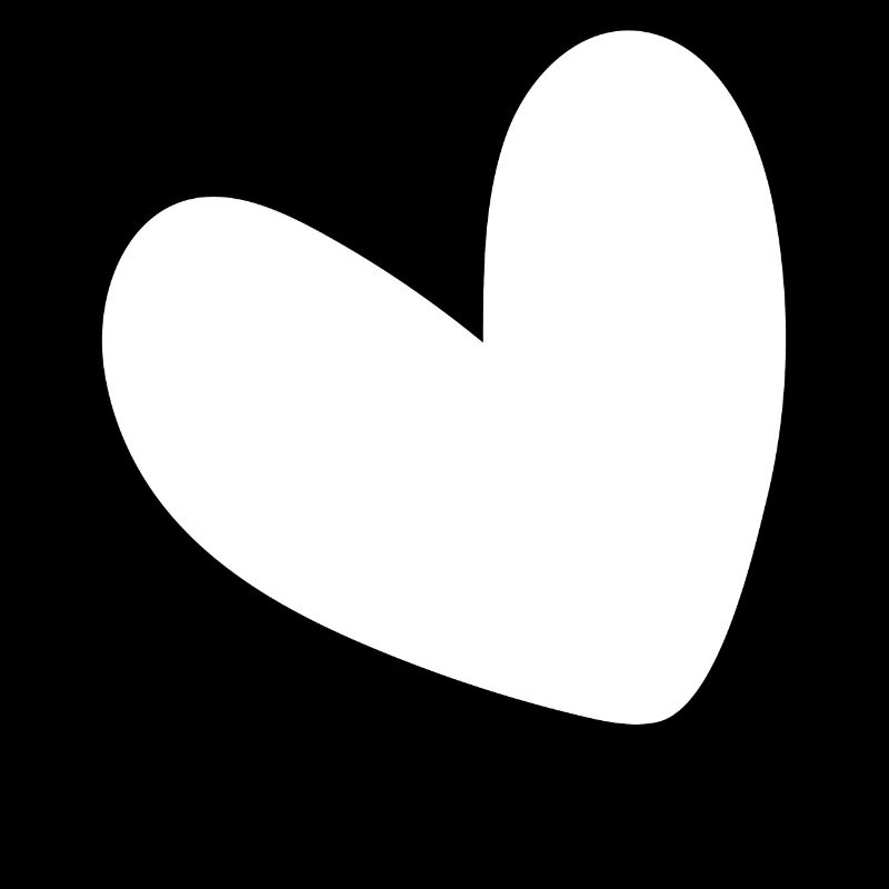 Cœur Blanc Simple