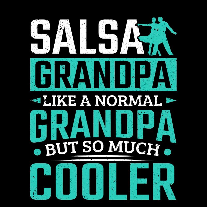 Salsa Grand-père Beaucoup plus cool Danse latine Sala