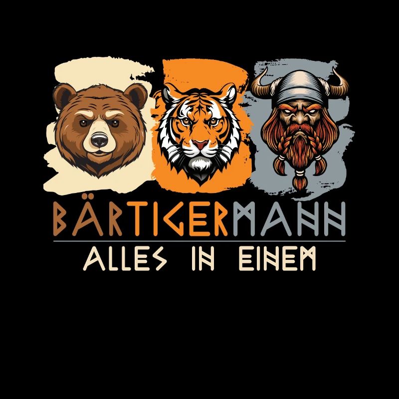 Bärtigermann - Bär Tiger Mann -ein echter Wikinger