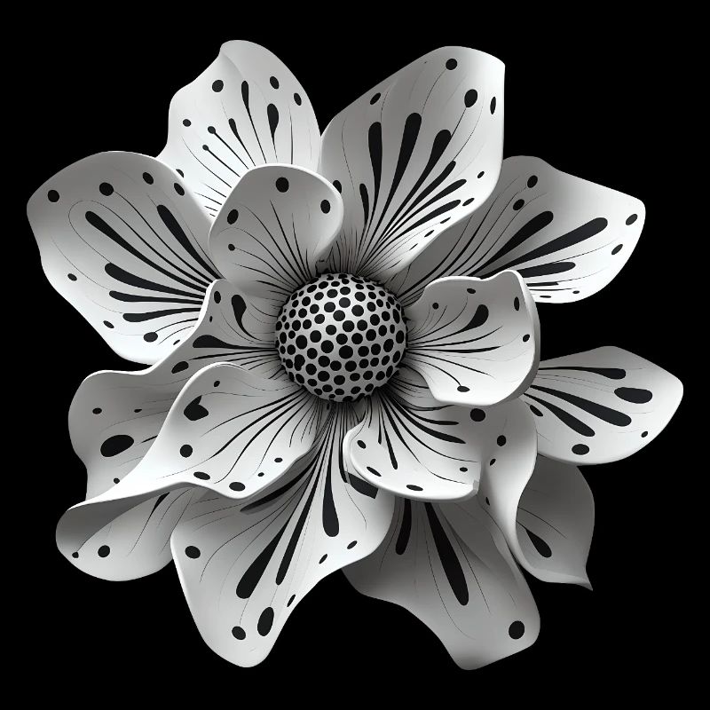 Fleur Edelweiss Abstrait