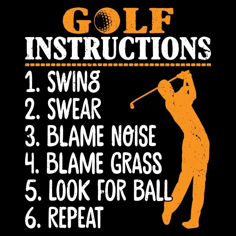 Instructions de golf pour golfeur