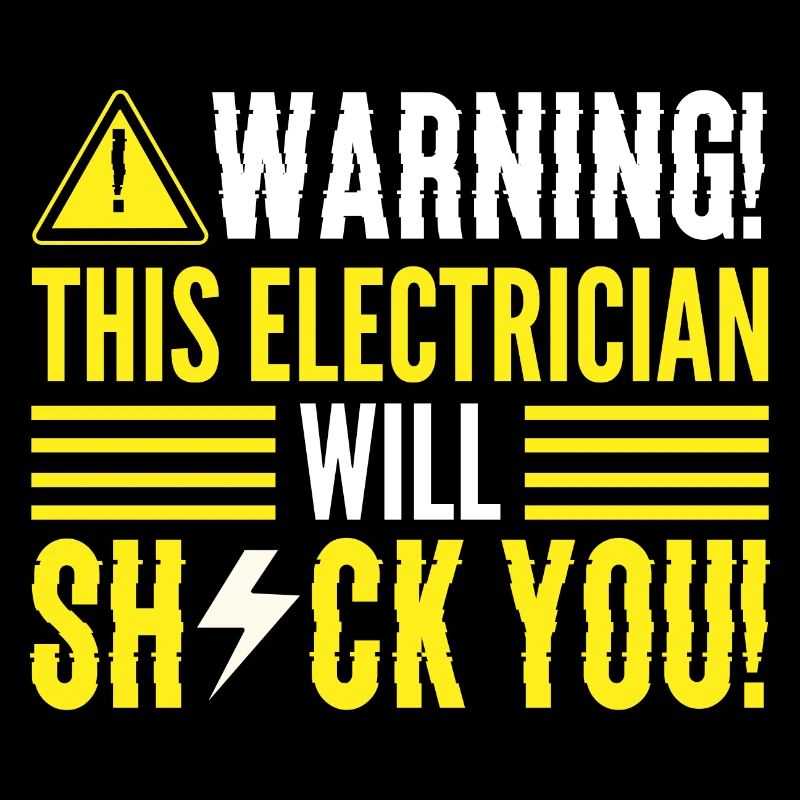 Lustiger Elektriker Elektroexperte