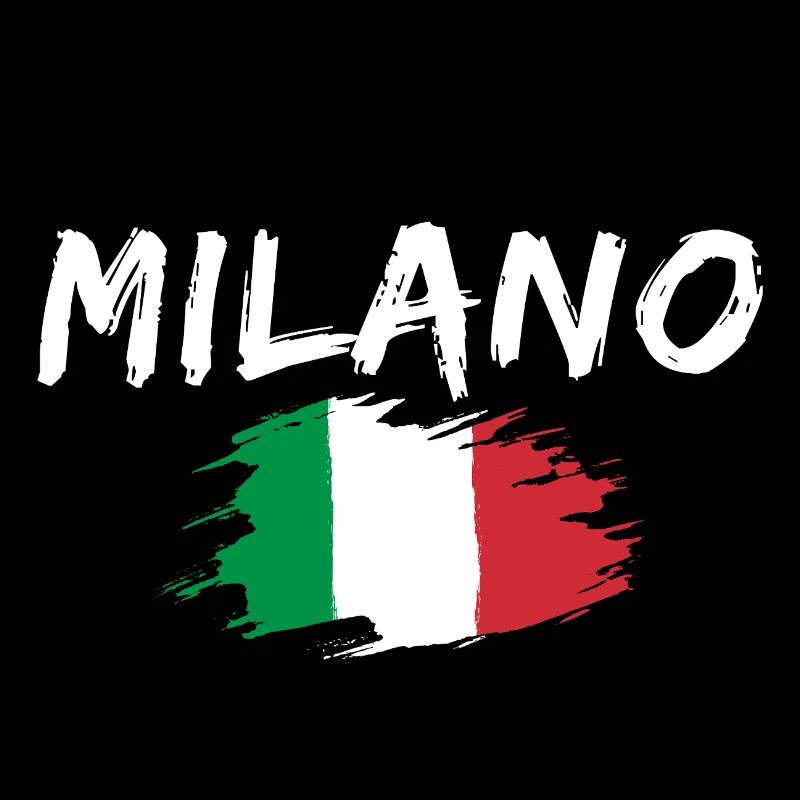 Milano Italien Flagge Mailand