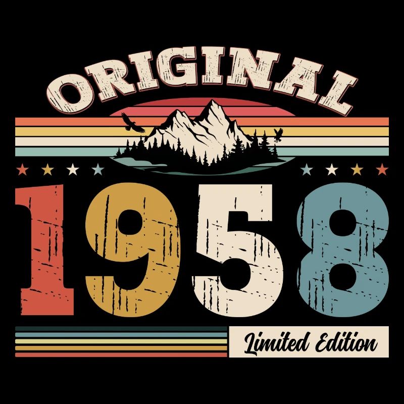 66e anniversaire Année de construction 1958 Année 1958 Original