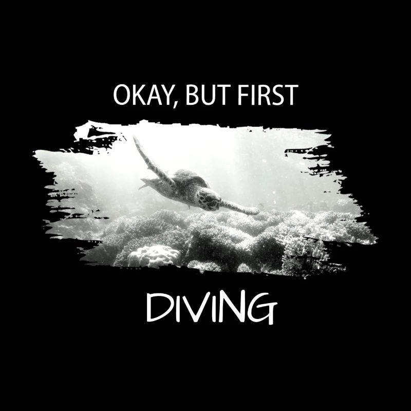 diving turtle tauchen
