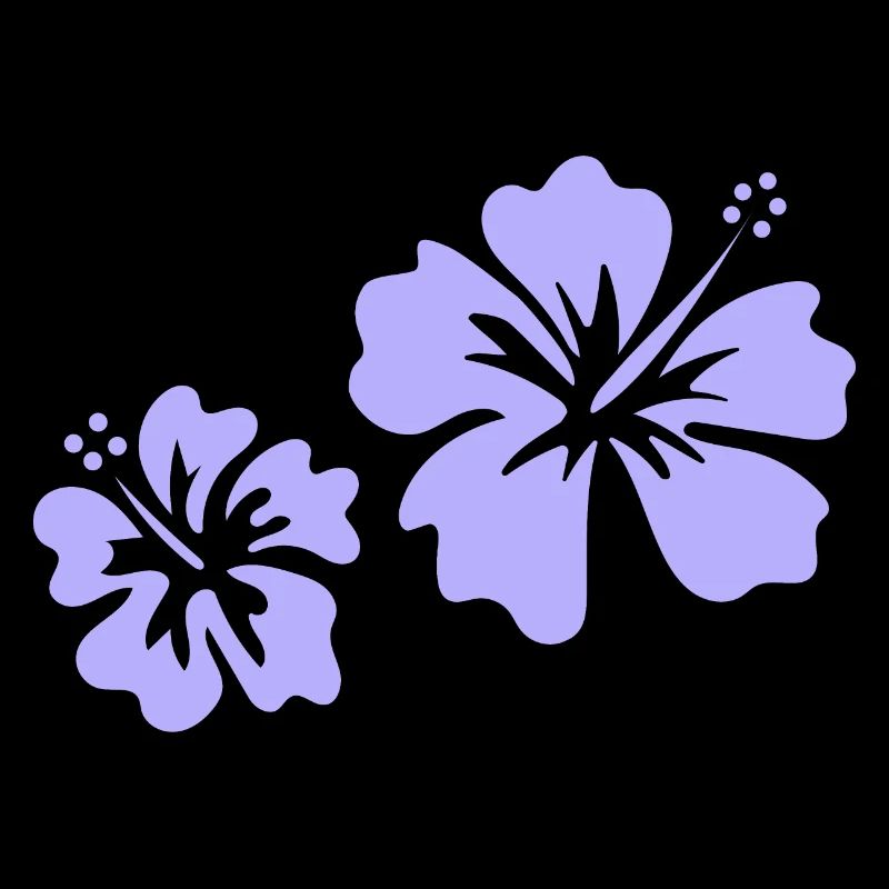 Purple hibiscus