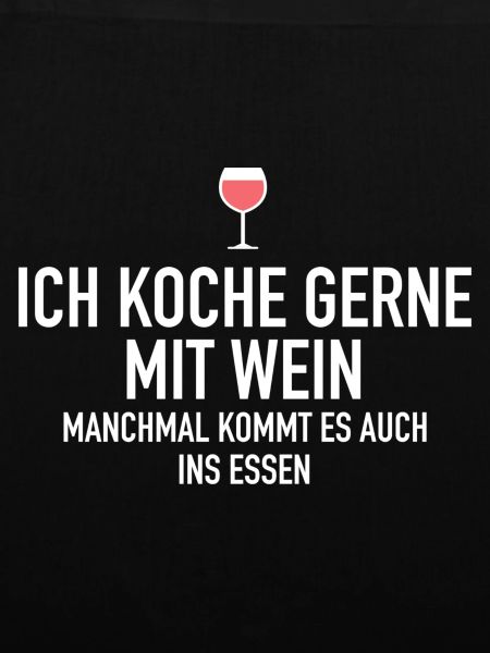Ich koche gerne mit Wein