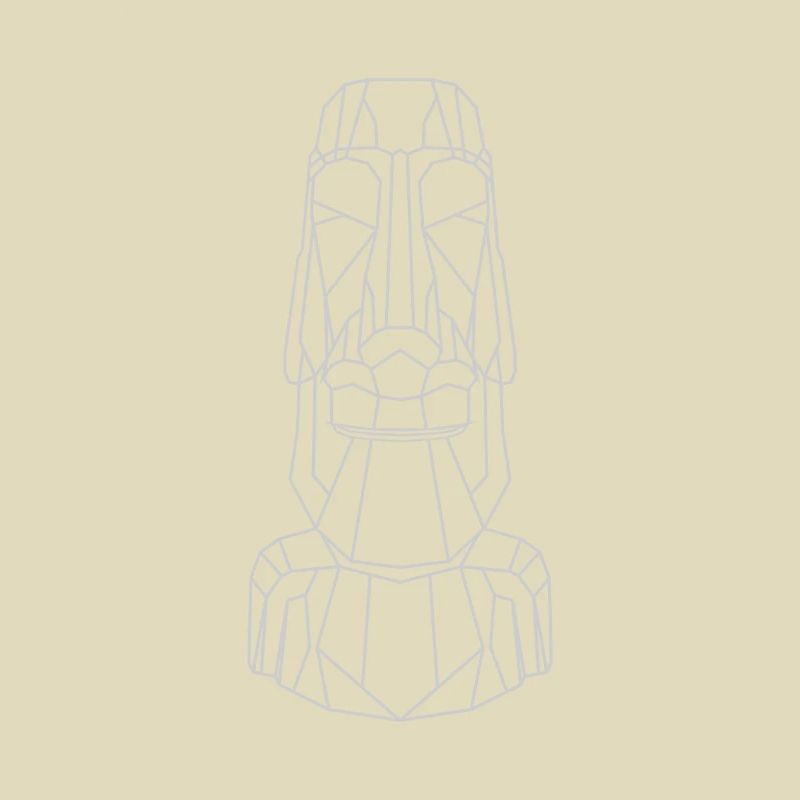 MOAI Geometry - stone statue Easter Island geometry