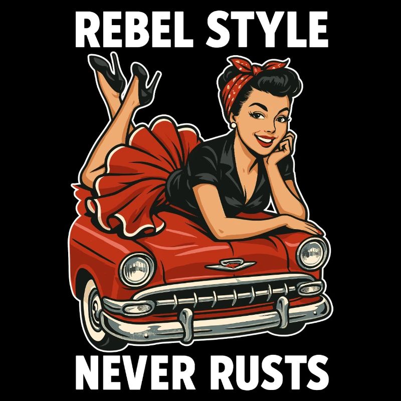 Rockabilly Pin-Up: Rebel Style Never Rusts Retro