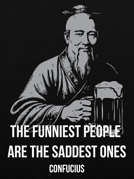 Confucius Laughs: Sad Joy Tee