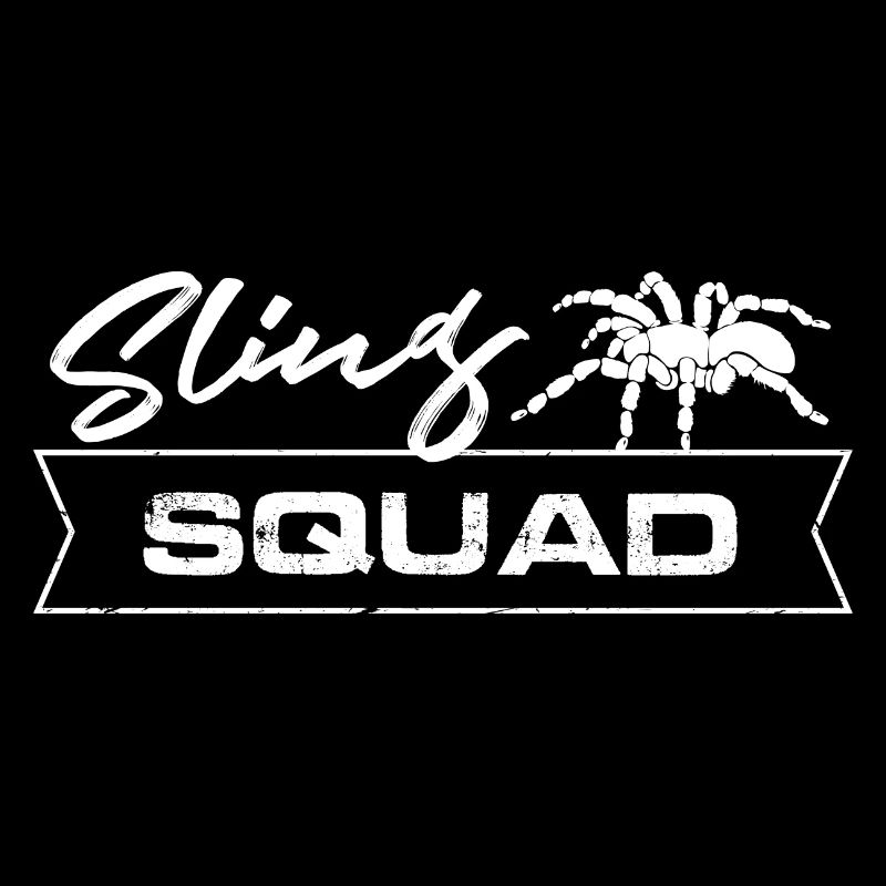 sling squad Design for a hairy spider fan