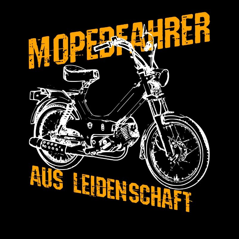 Mopedfahrer Mofa Moped Roller Geschenk