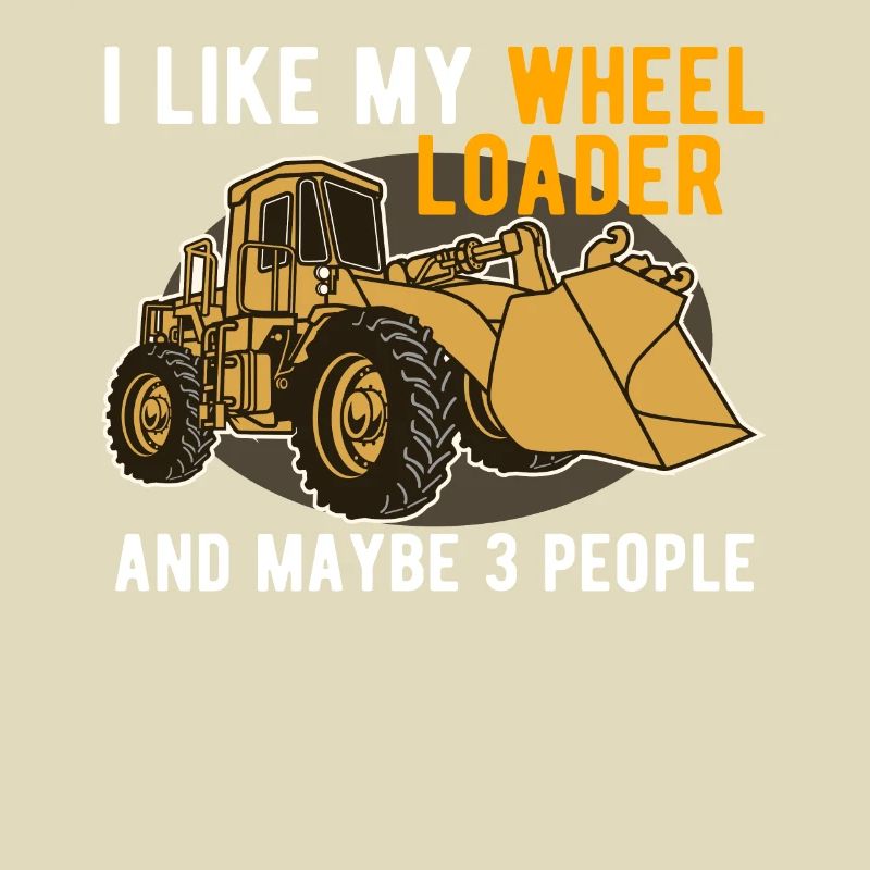 Wheel loader road builder wheel loader driver construction site
