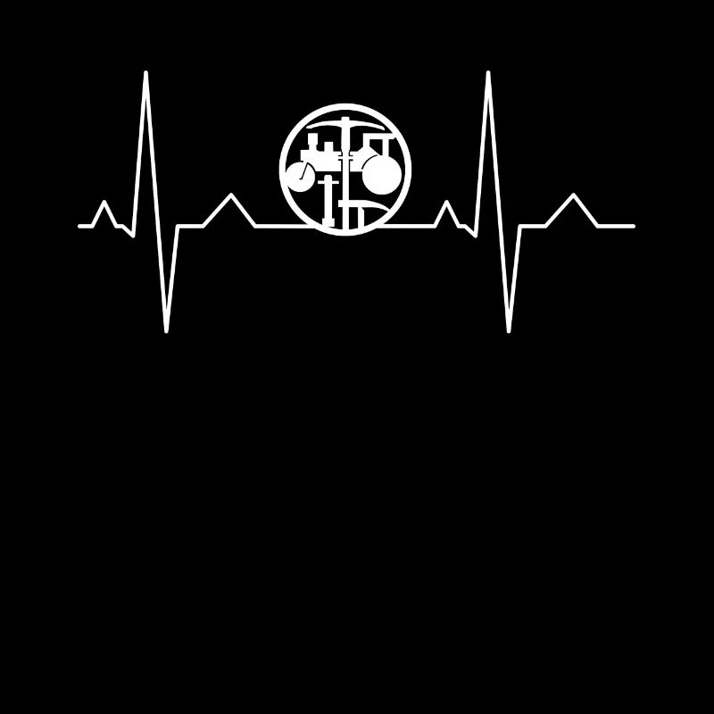 Road Builder Heartbeat Road Construction Gift